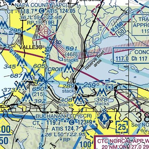 FAA VFR chart of Exit 60, CA