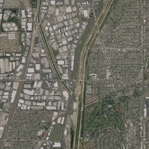 Aerial imagery of Exit 6B, CA