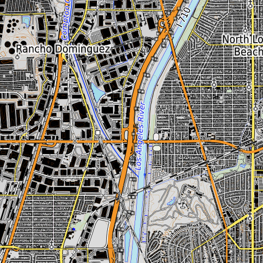 OpenTopoMap map of Exit 6B, CA