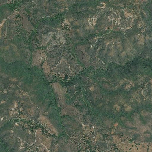 Aerial imagery of Mexican Gulch, CA