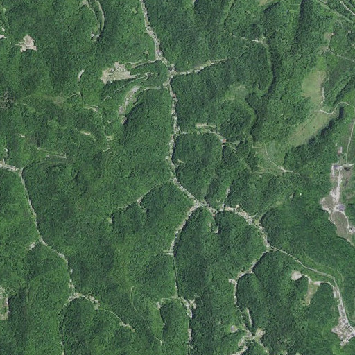 Aerial imagery of Wager Fork, KY
