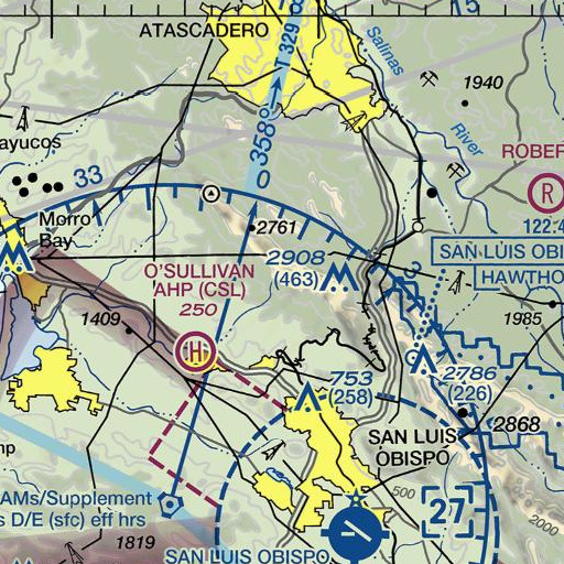 FAA VFR chart of Dughi Spring, CA