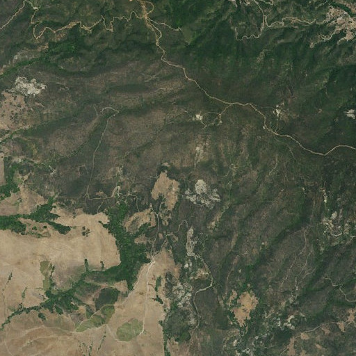 Aerial imagery of Dughi Spring, CA