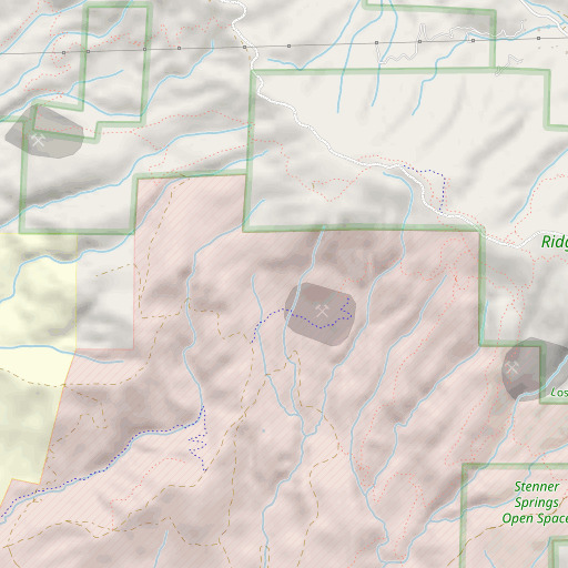 OpenStreetMap map of Dughi Spring, CA