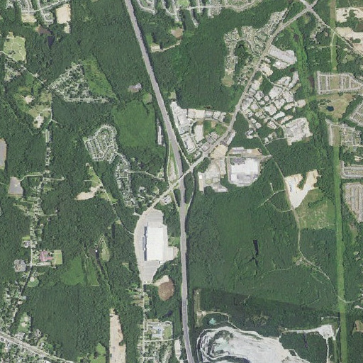 Aerial imagery of Interchange 303, NC