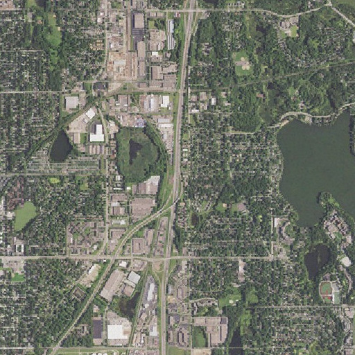 Aerial imagery of Interchange 25B, MN