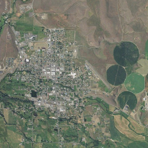Aerial imagery of Enterprise Elementary School, OR