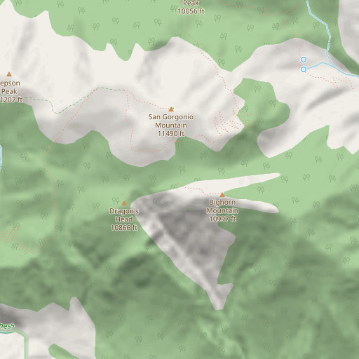 OpenStreetMap map of The Tarn, CA