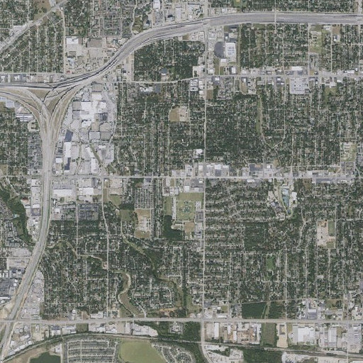 Aerial imagery of Hurst Fire Department Station 2, TX
