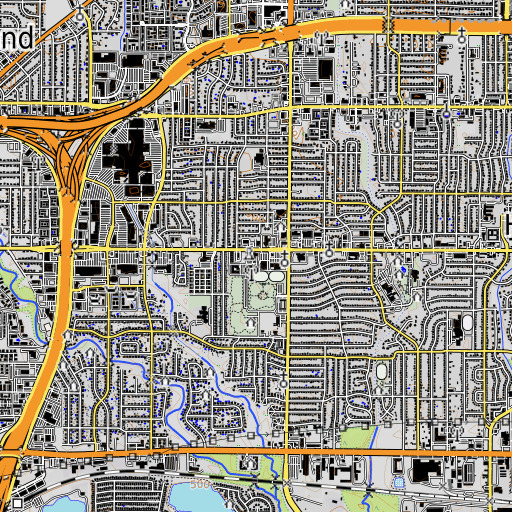 OpenTopoMap map of Hurst Fire Department Station 2, TX