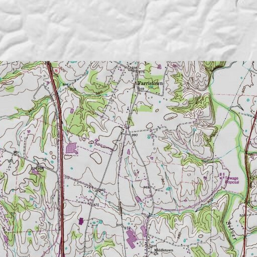 USGS 24K topo map of Mayde Railroad Station (historical), KY