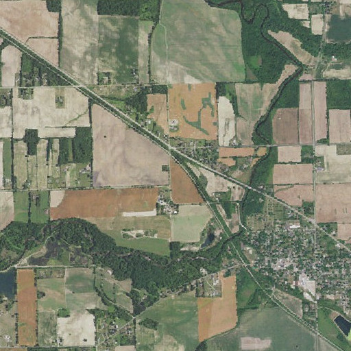 Aerial imagery of Davis Park, MI