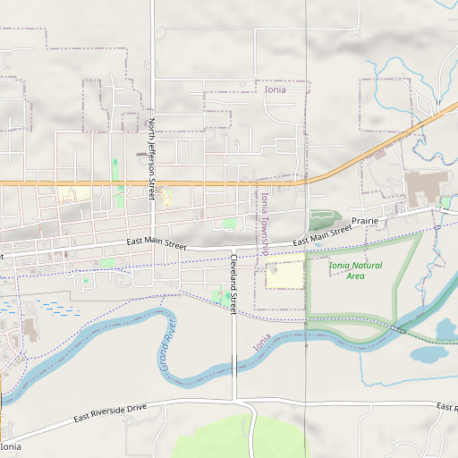 OpenStreetMap map of Harper Park, MI
