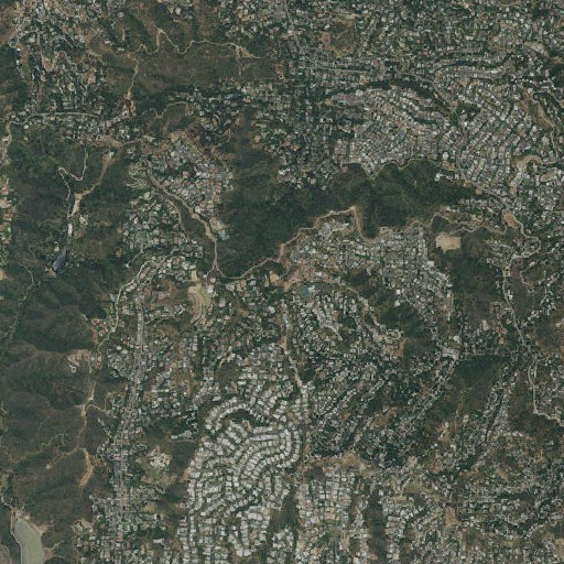 Aerial imagery of Briarcrest Peak, CA