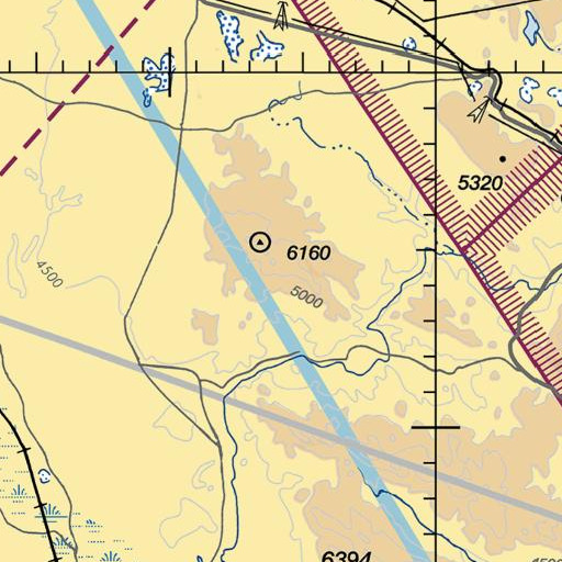 FAA VFR chart of Dale Spring, CA