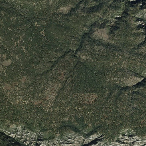 Aerial imagery of Barney Spring, AZ