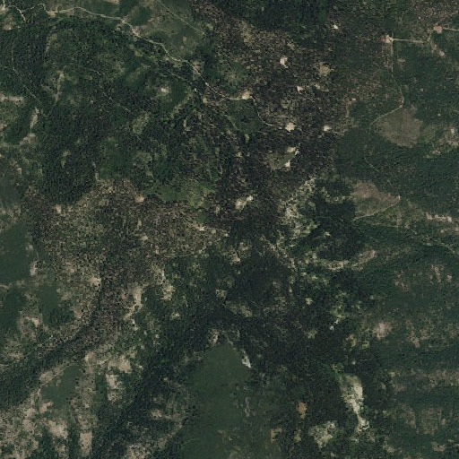 Aerial imagery of Penman Saddle, CA