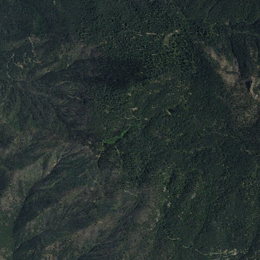 Aerial imagery of Hossack Meadow, CA