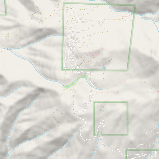 OpenStreetMap map of Hossack Meadow, CA