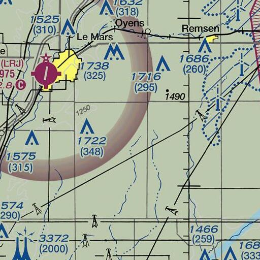 FAA VFR chart of Schroeder Farm, IA