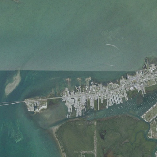 Aerial imagery of Bella Mare Key, FL