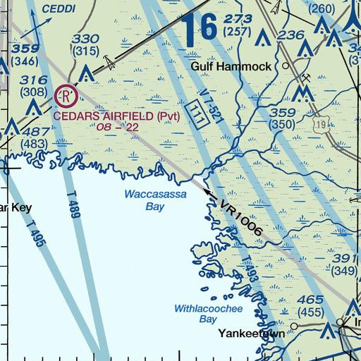 FAA VFR chart of Compass Point Creek, FL