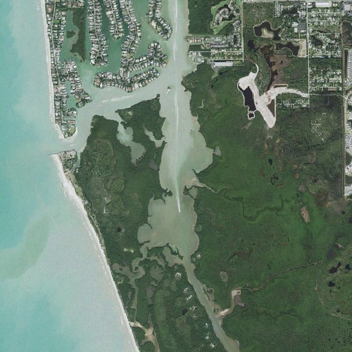 Aerial imagery of Dollar Bay, FL