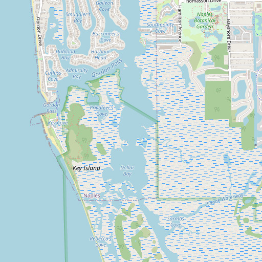 OpenStreetMap map of Dollar Bay, FL
