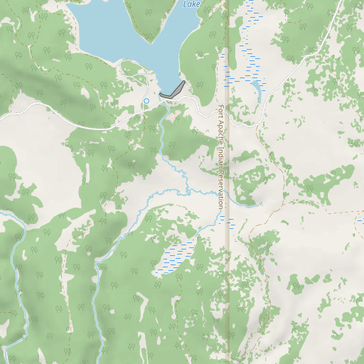 OpenStreetMap map of Deep Cienega, AZ