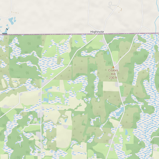 OpenStreetMap map of Pate Bay, FL
