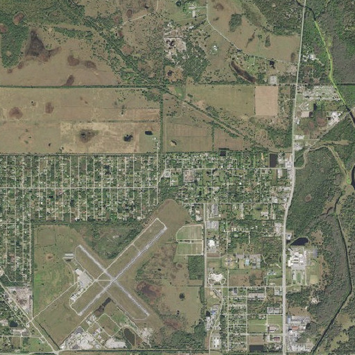 Aerial imagery of North Elementary School, FL