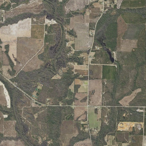 Aerial imagery of Ayers Cemetery, FL