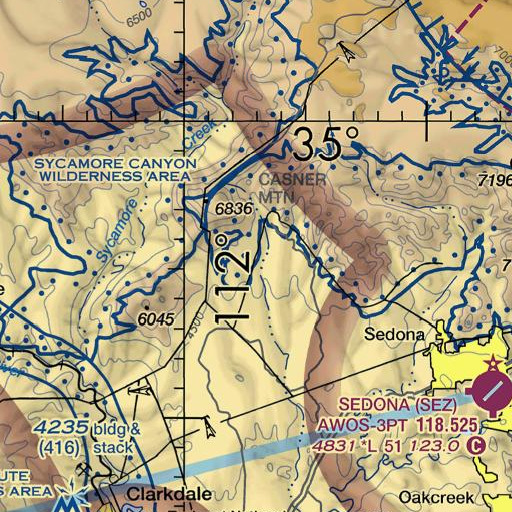 FAA VFR chart of Mooney Trail, AZ