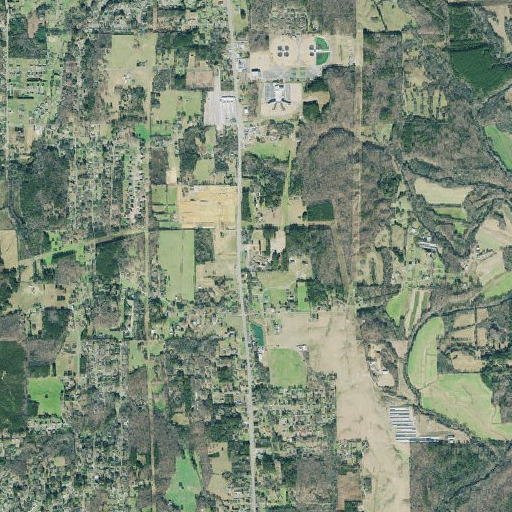 Aerial imagery of North Whitfield Middle School, GA