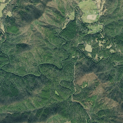 Aerial imagery of Rock Creek, GA