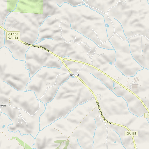 OpenStreetMap map of Emma, GA