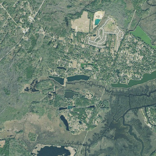 Aerial imagery of Trophy Lake, GA