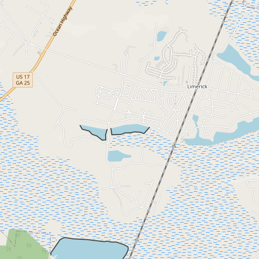OpenStreetMap map of Trophy Lake, GA