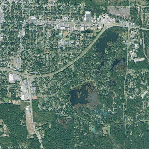 Aerial imagery of Pineland Drive Park, GA
