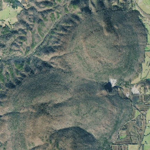 Aerial imagery of Bluebird Gap, GA
