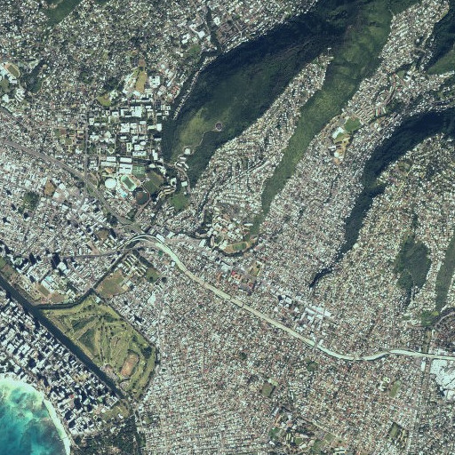 Aerial imagery of Aliiolani Elementary School, HI