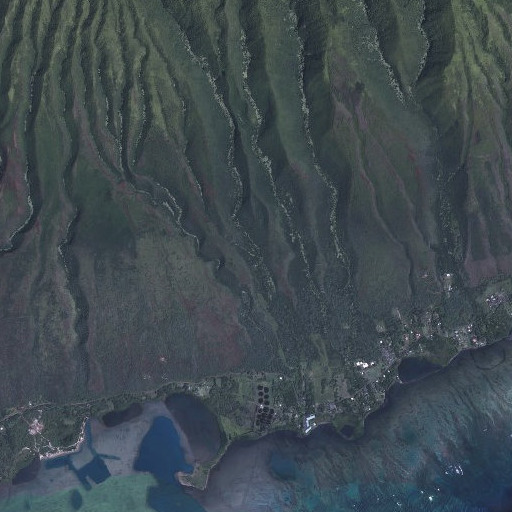 Aerial imagery of Pia Gulch, HI