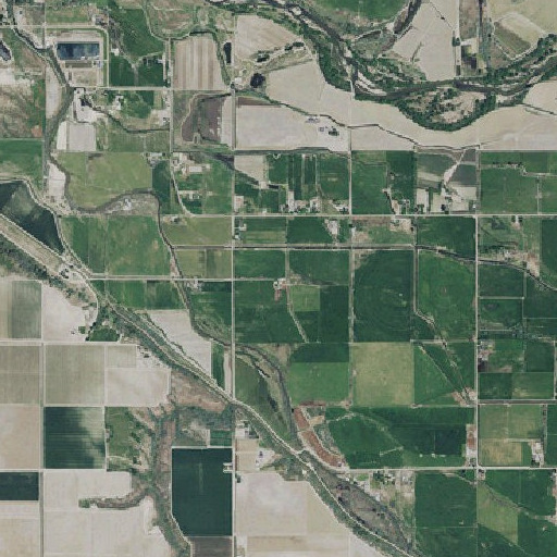 Aerial imagery of Bowman Ranch, ID