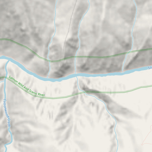 OpenStreetMap map of Fern Creek, ID