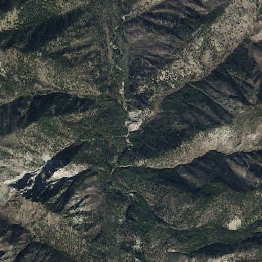 Aerial imagery of Paint Creek, ID