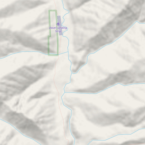OpenStreetMap map of Paint Creek, ID