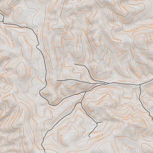 OpenTopoMap map of Sunnyside Spring, ID