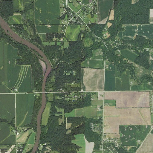 Aerial imagery of Camp Merrybrook, IL