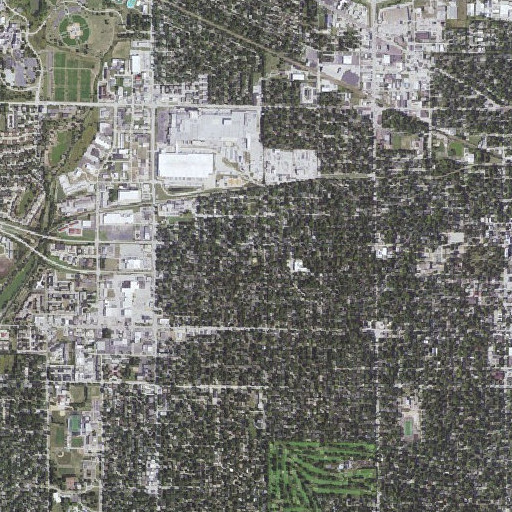 Aerial imagery of Eisner Park, IL