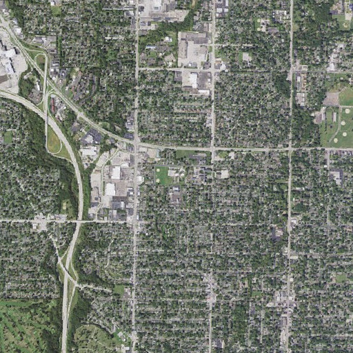 Aerial imagery of Thomas Jefferson Primary School, IL